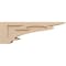 Ekena Millwork 6"W x 36"D x 12"H Thin Mayflower Rough Cedar Woodgrain TimberThane Corbel, Primed Tan CORUR06X36X12MAYRCPR - alternate 2